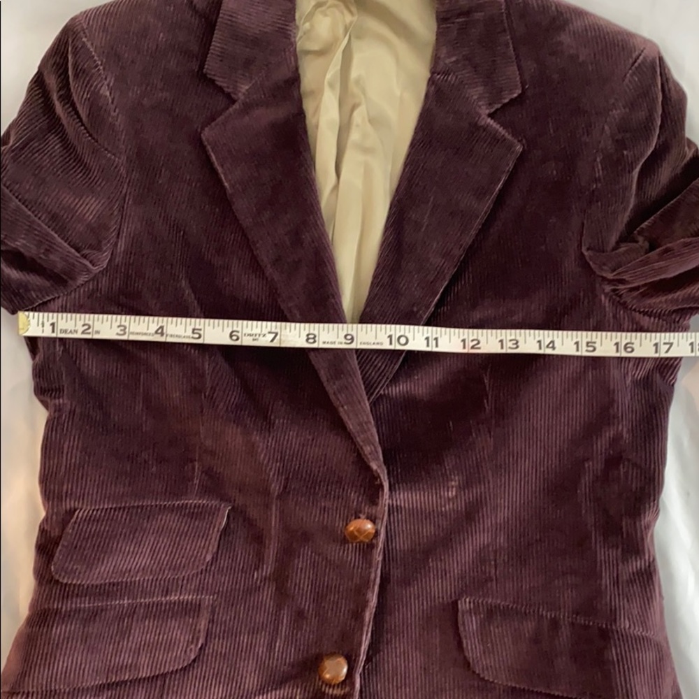 ๐HP Luxury corduroy blazer EDDIE BAUER, size 10๐ - Picture 10 of 11